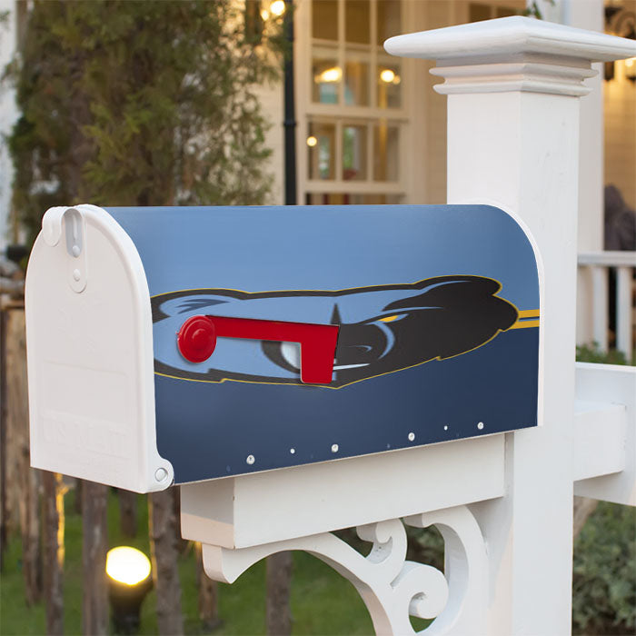 Memphis Grizzlies Logo Magnetic Mailbox Cover 18" X 21" Outdoor Decor