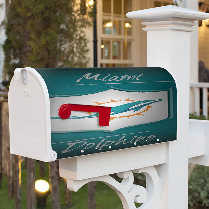 Miami Dolphins, Afc, Charles Harris Magnetic Mailbox Cover 18" X 21" Outdoor Decor