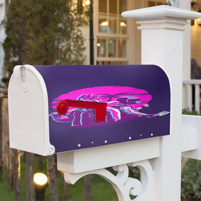 Miami Hotline The Two Killers Baseball Style Magnetic Mailbox Cover 18" X 21" Outdoor Decor