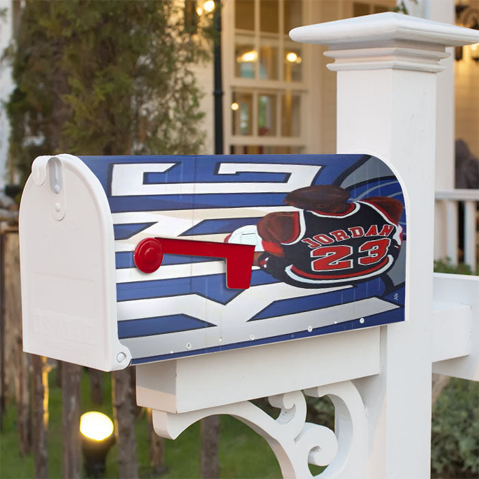 Michael Jordan King Magnetic Mailbox Cover 18" X 21" Outdoor Decor