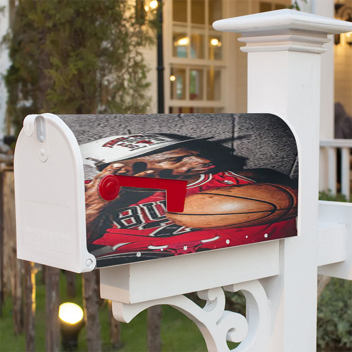 Michael Jordan Basketball Magnetic Mailbox Cover 18" X 21" Outdoor Decor