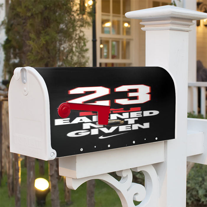 Michael Jordan Earned Not Given Magnetic Mailbox Cover 18" X 21" Outdoor Decor