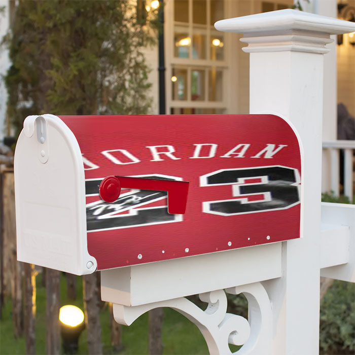 Michael Jordan Jersey Signed Magnetic Mailbox Cover 18" X 21" Outdoor Decor