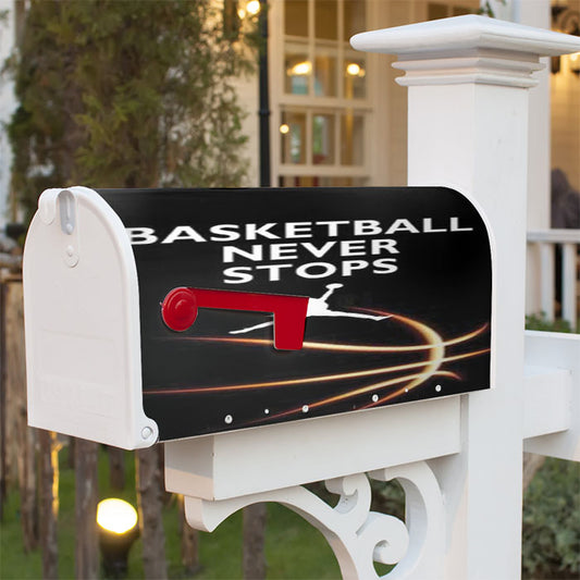 Michael Jordan Never Stops Glow Magnetic Mailbox Cover 18" X 21" Outdoor Decor