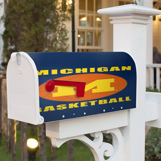 Michigan Basketball Magnetic Mailbox Cover 18" X 21" Outdoor Decor