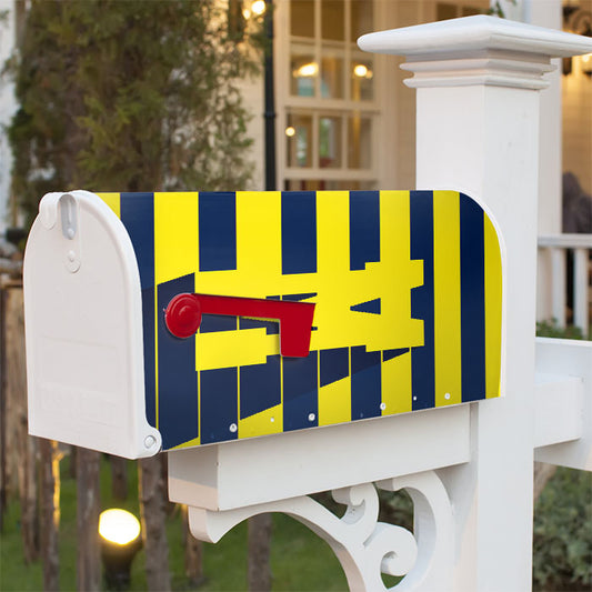 Michigan Line Art 3D Magnetic Mailbox Cover 18" X 21" Outdoor Decor