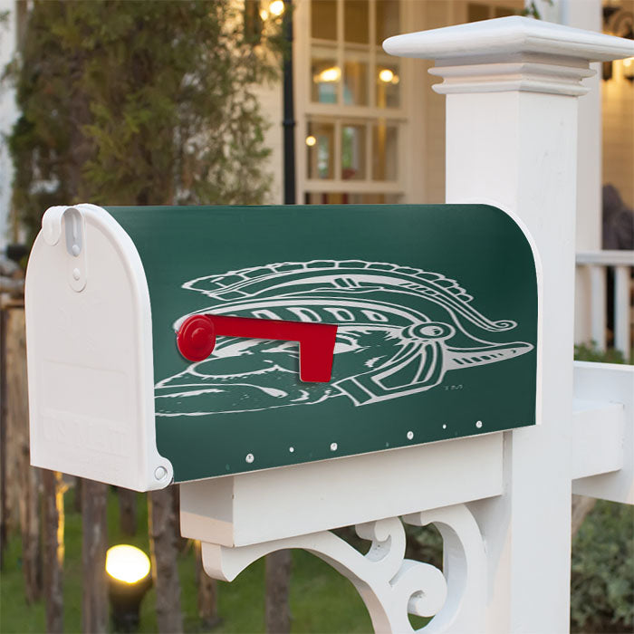 Michigan State Cartoon Magnetic Mailbox Cover 18" X 21" Outdoor Decor