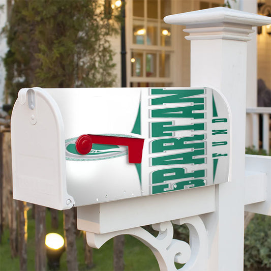 Michigan State Spartan Fund Magnetic Mailbox Cover 18" X 21" Outdoor Decor
