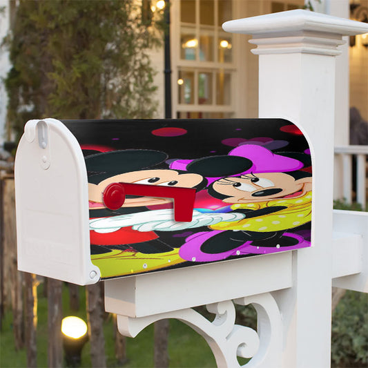 Mickey Minnie Mouse Disney Love Magnetic Mailbox Cover 18" X 21" Outdoor Decor