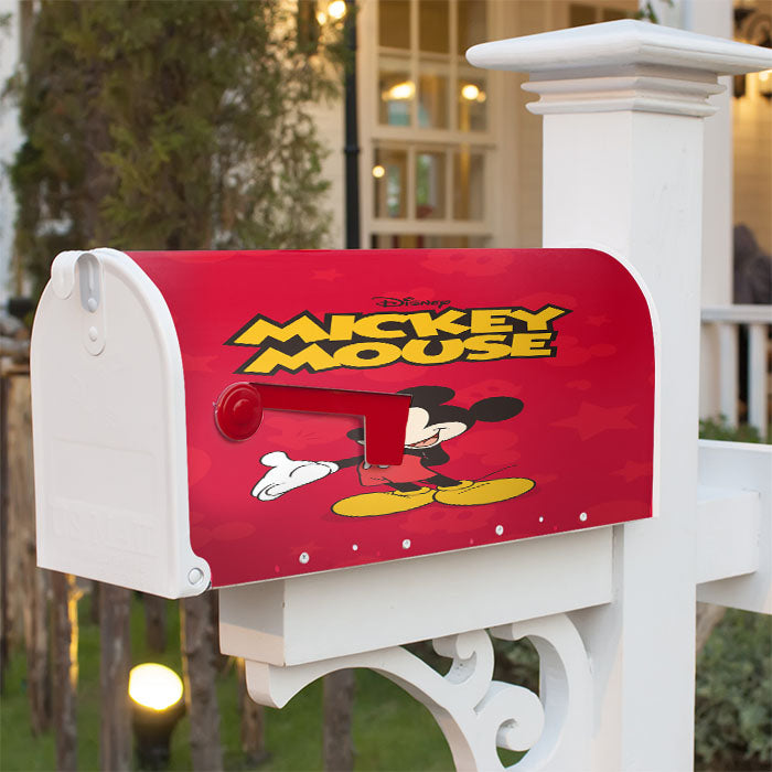 Mickey Mouse Disney Cartoon Magnetic Mailbox Cover 18" X 21" Outdoor Decor