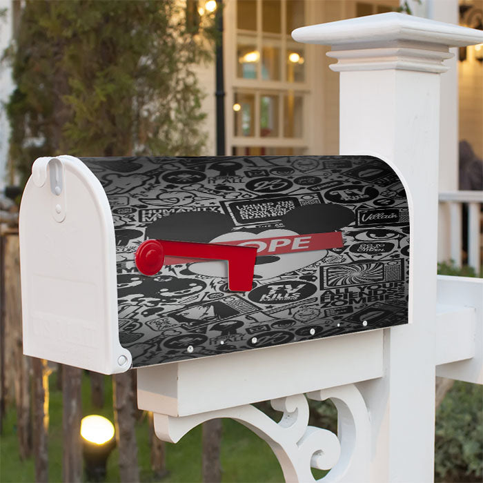 Mickey Mouse Dope Magnetic Mailbox Cover 18" X 21" Outdoor Decor