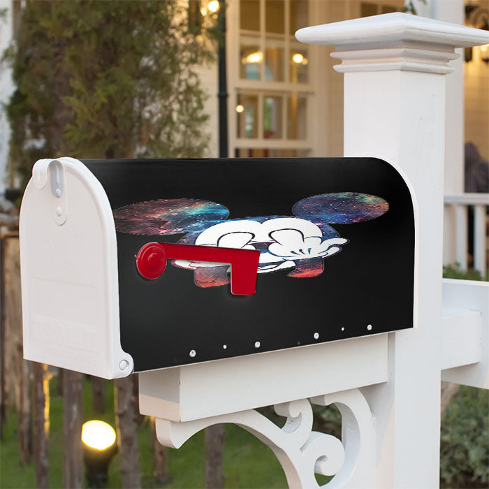 Mickey Mouse Galaxy Magnetic Mailbox Cover 18" X 21" Outdoor Decor