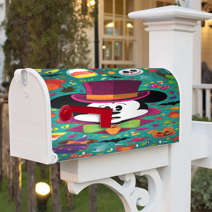 Mickey Mouse Halloween Magnetic Mailbox Cover 18" X 21" Outdoor Decor