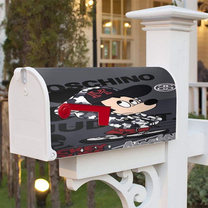 Mickeye Mouse Moschino Magnetic Mailbox Cover 18" X 21" Outdoor Decor