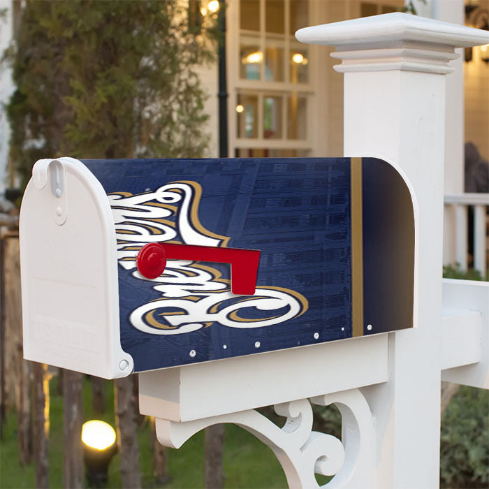 Milwaukee Brewers City Magnetic Mailbox Cover 18" X 21" Outdoor Decor