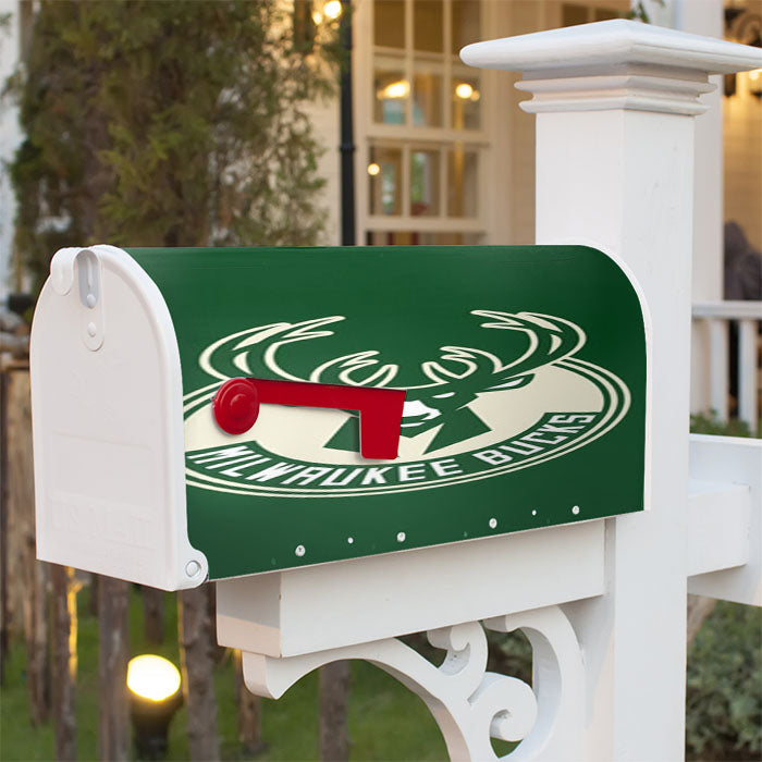 Milwaukee Bucks Magnetic Mailbox Cover 18" X 21" Outdoor Decor