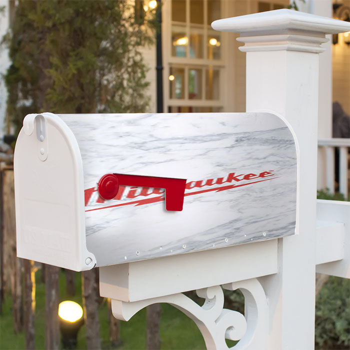 Milwaukee Tools Logo Magnetic Mailbox Cover 18" X 21" Outdoor Decor