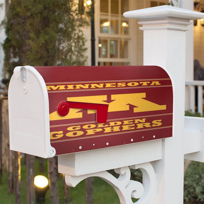 Minnesota Golden Gophers Logo Magnetic Mailbox Cover 18" X 21" Outdoor Decor