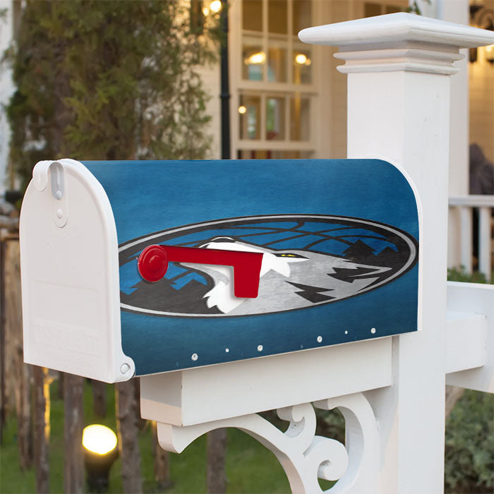 Minnesota Timberwolves Blue Magnetic Mailbox Cover 18" X 21" Outdoor Decor