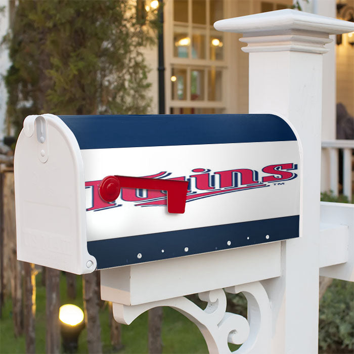 Minnesota Twins Baseball Magnetic Mailbox Cover 18" X 21" Outdoor Decor