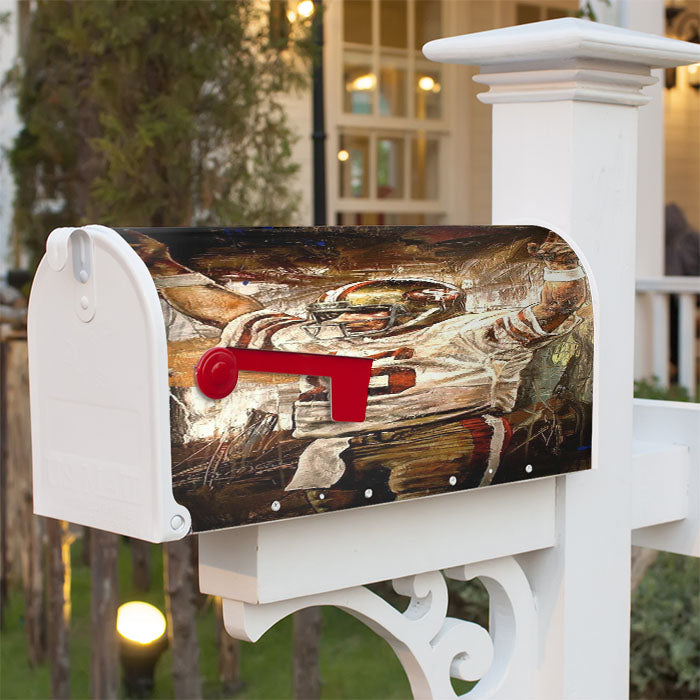 Montana 16 Nfl Football Magnetic Mailbox Cover 18" X 21" Outdoor Decor