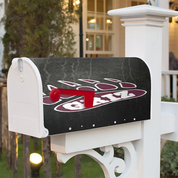 Montana Griz Logo On Texture Magnetic Mailbox Cover 18" X 21" Outdoor Decor