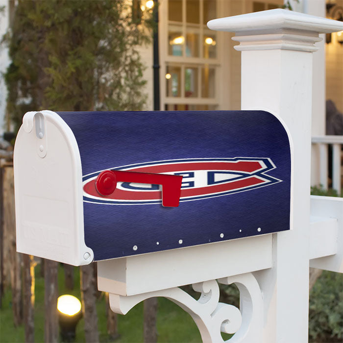 Montreal Canadiens Blue Magnetic Mailbox Cover 18" X 21" Outdoor Decor
