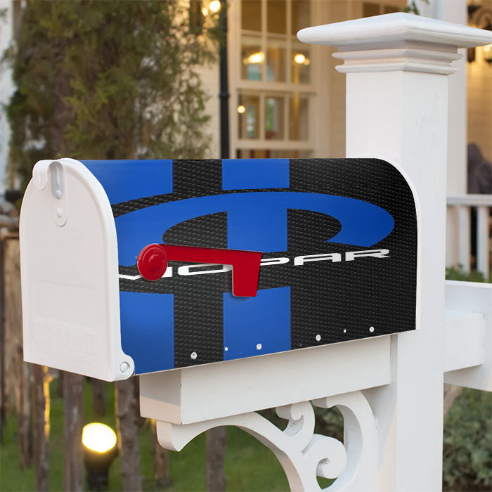 Mopar Carbon Logo Magnetic Mailbox Cover 18" X 21" Outdoor Decor