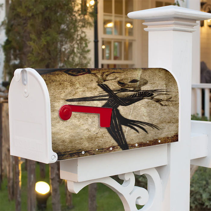 Movie Nightmare Before Christmas Magnetic Mailbox Cover 18" X 21" Outdoor Decor