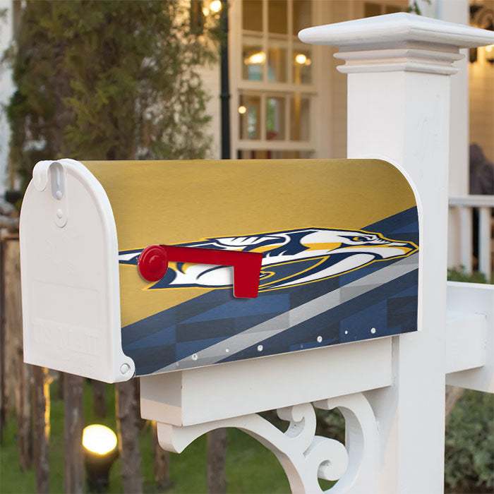Nashville Predators Emblem Magnetic Mailbox Cover 18" X 21" Outdoor Decor