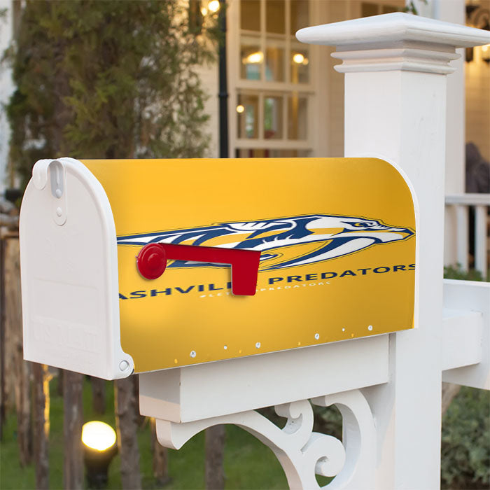 Nashville Predators Lets Go Preds Magnetic Mailbox Cover 18" X 21" Outdoor Decor