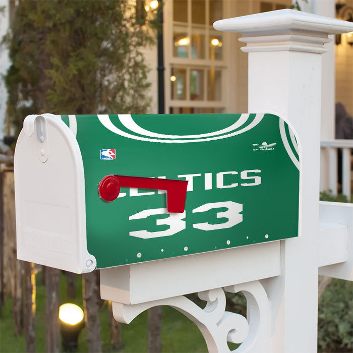 Nba Celtics Magnetic Mailbox Cover 18" X 21" Outdoor Decor