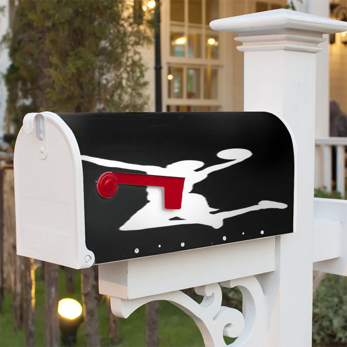 Nba Players Logo Magnetic Mailbox Cover 18" X 21" Outdoor Decor