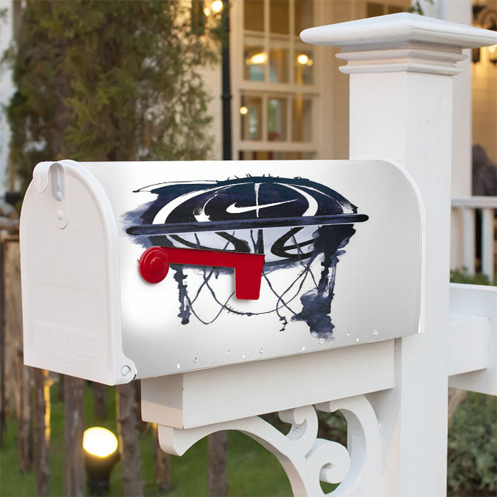 Nbl Nike Basketball Magnetic Mailbox Cover 18" X 21" Outdoor Decor