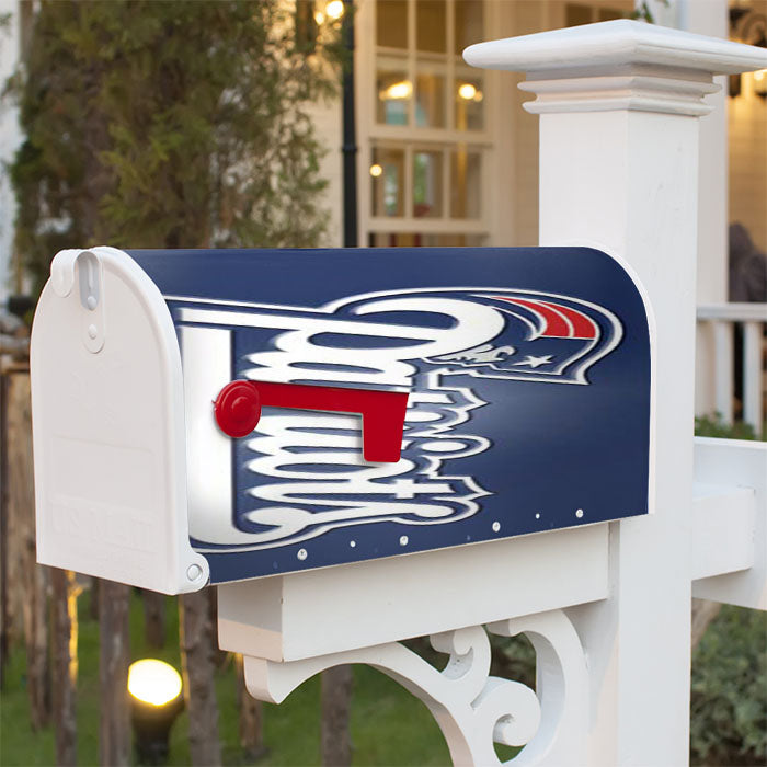 Ne Pats Logo Embossed Magnetic Mailbox Cover 18" X 21" Outdoor Decor