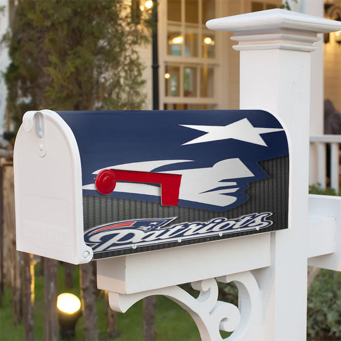 Ne Pats Logo On Grid Magnetic Mailbox Cover 18" X 21" Outdoor Decor