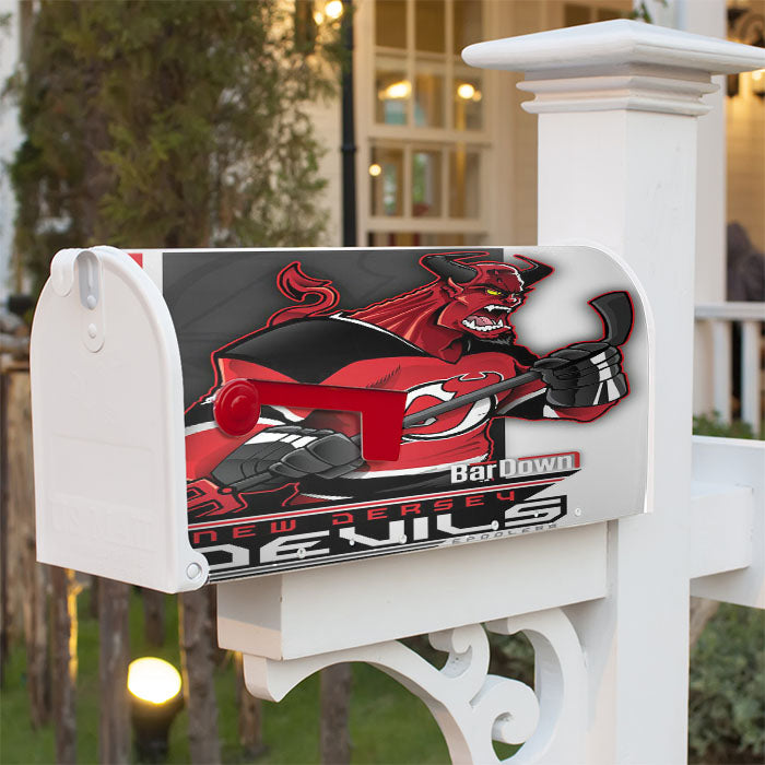 New Jersey Devils Magnetic Mailbox Cover 18" X 21" Outdoor Decor