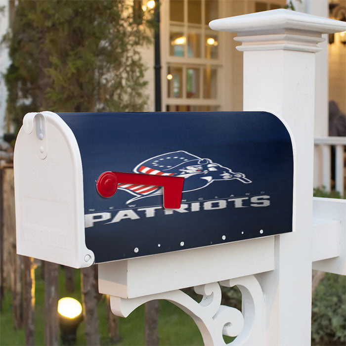 New Nfl New England Patriots Magnetic Mailbox Cover 18" X 21" Outdoor Decor
