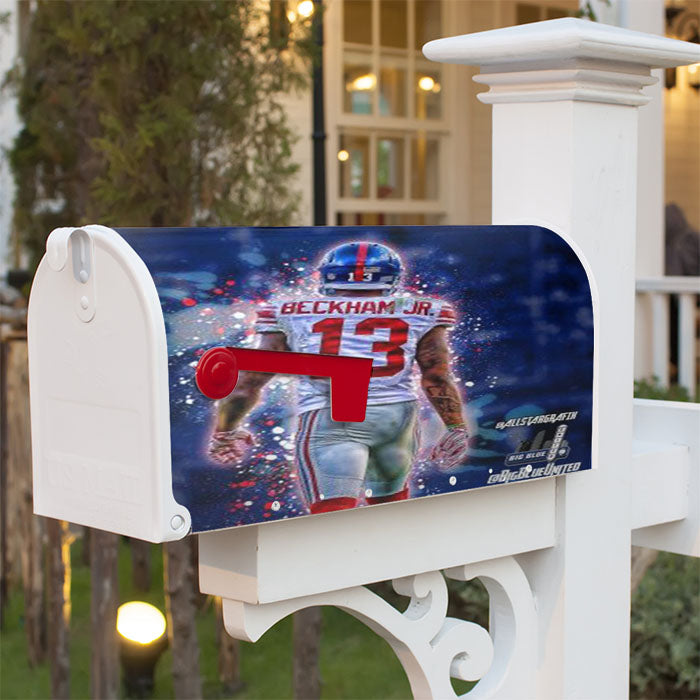 New Odell Beckham Jr. Magnetic Mailbox Cover 18" X 21" Outdoor Decor