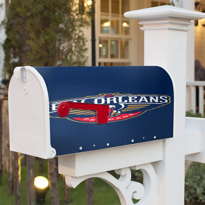 New Orleans Pelicans Magnetic Mailbox Cover 18" X 21" Outdoor Decor
