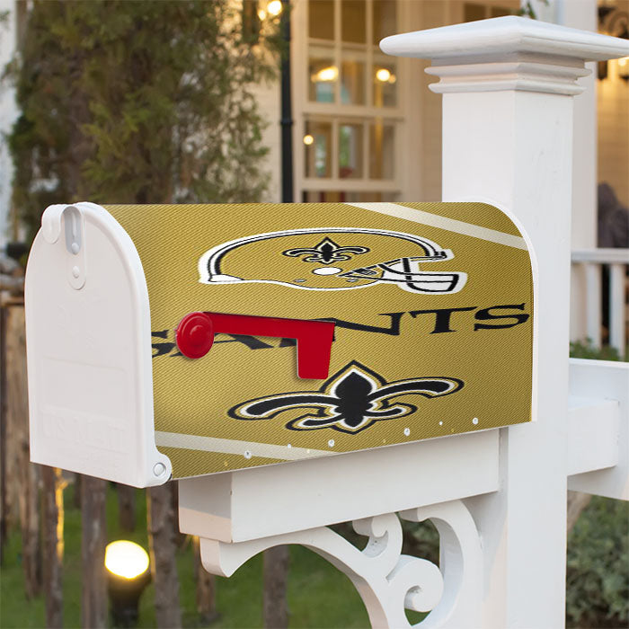 New Orleans Saints Magnetic Mailbox Cover 18" X 21" Outdoor Decor