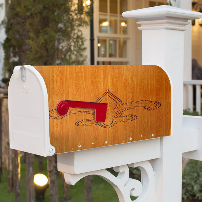 New Orleans Saints Wooden Magnetic Mailbox Cover 18" X 21" Outdoor Decor