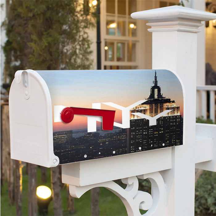 New York Magnetic Mailbox Cover 18" X 21" Outdoor Decor
