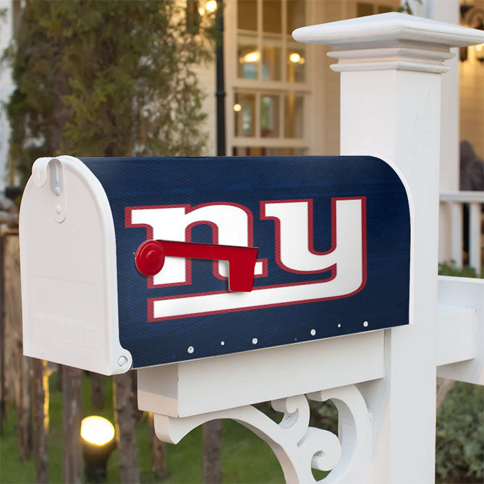 New York Giants Emblem Magnetic Mailbox Cover 18" X 21" Outdoor Decor