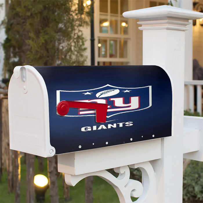 New York Giants Nike Nfl Team Magnetic Mailbox Cover 18" X 21" Outdoor Decor