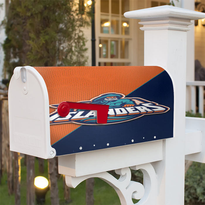 New York Islanders Nhl Logo Magnetic Mailbox Cover 18" X 21" Outdoor Decor