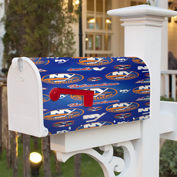 New York Islanders Symbols 1 Magnetic Mailbox Cover 18" X 21" Outdoor Decor