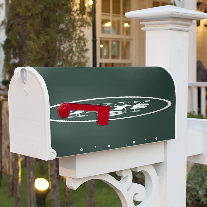 New York Jets Magnetic Mailbox Cover 18" X 21" Outdoor Decor