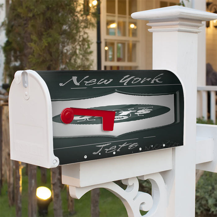 New York Jets, Afc, Bryce Petty Magnetic Mailbox Cover 18" X 21" Outdoor Decor