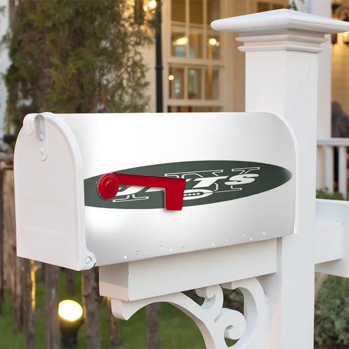 New York Jets Logo Sports Magnetic Mailbox Cover 18" X 21" Outdoor Decor